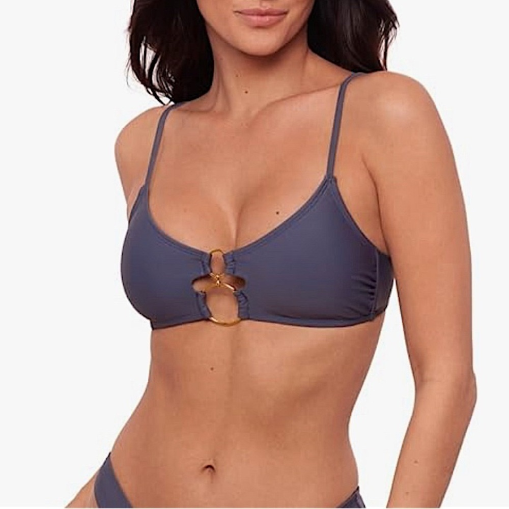 Sports Illustrated Gold Rings Bralette Bikini Top